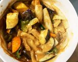 肉無チクワ中華風すっきり親子丼味野菜炒め作り方18写真