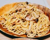 簡単和風きのこパスタ。覚え書き。作り方5写真