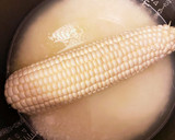 白いとうもろこしのご飯　ひげ入り(^^)作り方2写真