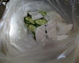 梅干しと塩昆布を使った浅漬け作り方1写真