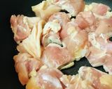 シンプル●鶏もも肉のめんつゆ＆みりん炒め作り方1写真