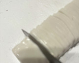 フォークとナイフでいただくサラダかまぼこ作り方2写真