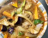 レンジ根菜茄子簡単レモン香港風甘酢酢豚作り方15写真