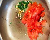 パルメザンチーズとトマトソースパスタ作り方3写真