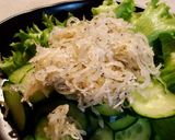 簡単！しらすときゅうりのホットサラダ♪作り方4写真
