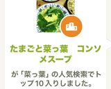 たまごと菜っ葉　コンソメスープ作り方7写真