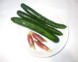 胡瓜みょうが胡麻酢あえ♪簡単夏野菜で作り方1写真