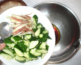 胡瓜みょうが胡麻酢あえ♪簡単夏野菜で作り方3写真