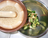 胡瓜みょうが胡麻酢あえ♪簡単夏野菜で作り方4写真