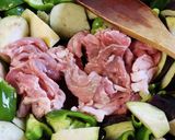 茄子とピーマンと豚肉の辛味噌炒め★黄金比作り方2写真