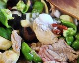 茄子とピーマンと豚肉の辛味噌炒め★黄金比作り方3写真