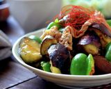 茄子とピーマンと豚肉の辛味噌炒め★黄金比作り方4写真
