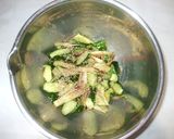 胡瓜みょうが胡麻酢あえ♪簡単夏野菜で作り方5写真