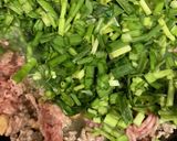 ピリ辛、ニラ多めの麻婆茄子作り方5写真