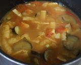 旨味ぎっしり♡トマトとナスの味噌汁作り方5写真