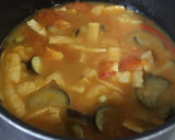 旨味ぎっしり♡トマトとナスの味噌汁作り方5写真
