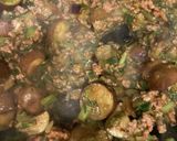 ピリ辛、ニラ多めの麻婆茄子作り方13写真