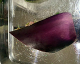 大きい茄子で挟み揚げ作り方1写真