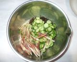 大葉・きゅうりモズク酢♪簡単熱中症夏バテ作り方5写真