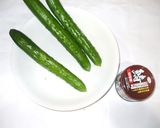 さば味噌煮缶きゅうり和え♪簡単作り方1写真