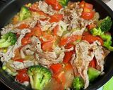 フライパンで簡単！豚肉のトマト蒸し作り方4写真