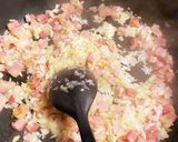 余りものだけで！長ネギベーコンチャーハン作り方3写真