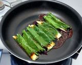 ご飯のおとも。なすの大葉味噌巻き作り方7写真