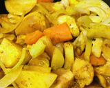 金曜カレープレート●鶏胸肉のWペースト作り方2写真