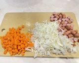 ウインナーで簡単！絶品オムライス☆作り方1写真