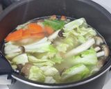 キャベツ他野菜のバタースープ作り方3写真
