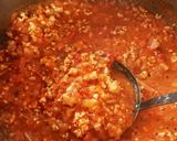 鶏ミンチのミートソースパスタ作り方7写真