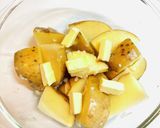 レンジdeじゃがいも塩麹バター煮作り方3写真