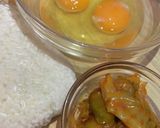 【5分で出来る】卵と搾菜のサッパリ炒飯作り方1写真
