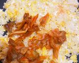 【5分で出来る】卵と搾菜のサッパリ炒飯作り方4写真