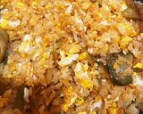 【5分で出来る】卵と搾菜のサッパリ炒飯作り方5写真