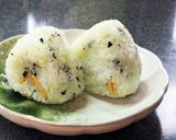 しっかり味！紫蘇とお茶漬けの素のおにぎり作り方4写真