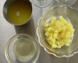 ＊パイナップルフルーツコーヒー＊作り方1写真