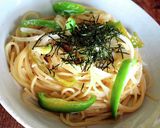 ピーマンたらこクリームパスタ作り方8写真