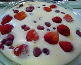 いちごとラズベリーのカスタードケーキ作り方2写真