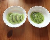 緑茶とキウイのアイスフルーツティー作り方1写真