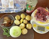 米粉で簡単　野菜ゴロゴロハヤシライス作り方1写真
