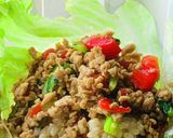 【油かけ炒め３】香味挽肉のレタス包ご飯♡作り方21写真