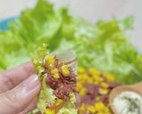 レタス包みコーンとコンビーフのマヨ炒め作り方5写真