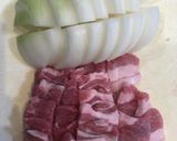 【時短！】新玉が美味しい豚バラ肉炒め作り方1写真