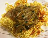 生姜でさっぱり◎野菜の餡掛け揚げ焼きそば作り方6写真