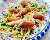 もやしと豆苗とウィンナー炒め作り方10写真