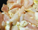 鶏胸肉の洋風玉子とじ作り方1写真