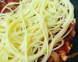 トマト缶＆ケチャップのナポリタン作り方3写真
