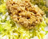 【減塩】納豆と生白菜のマヨネーズ和え作り方2写真