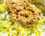 【減塩】納豆と生白菜のマヨネーズ和え作り方2写真